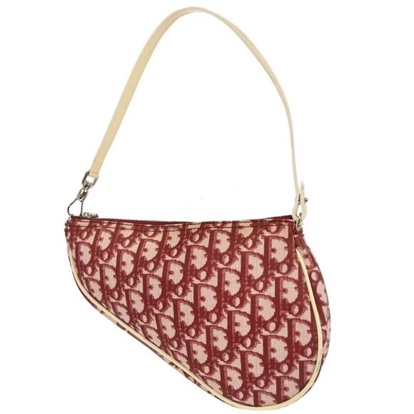 Christian Dior Red Trotter Saddle Handbag - Picture 2 of 10